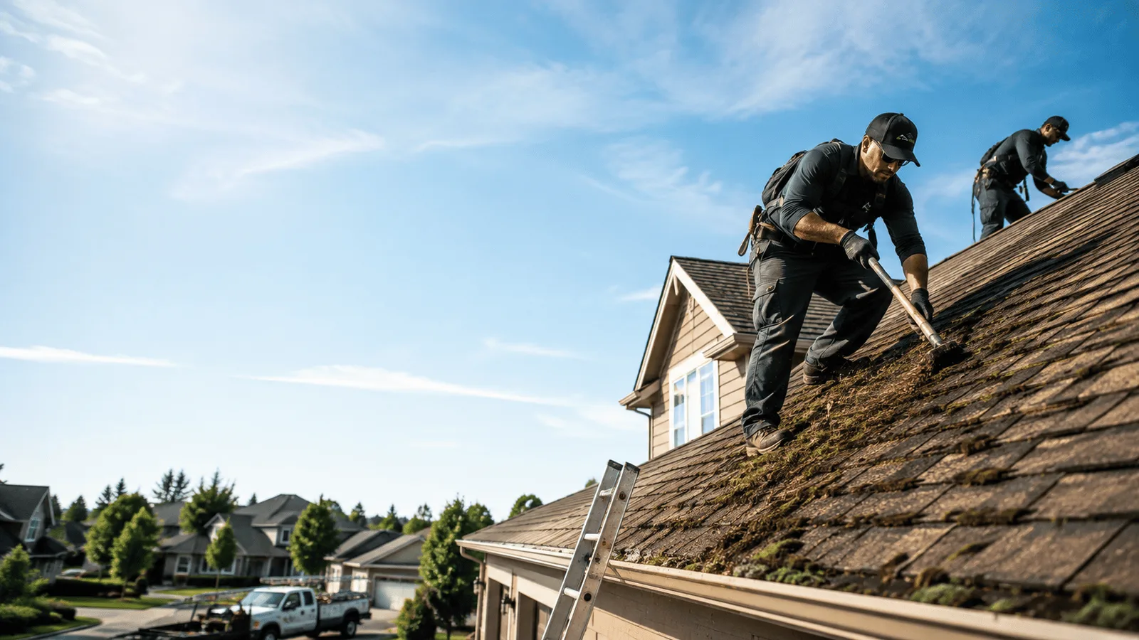 Roof Moss Removal in Webster, IN near me